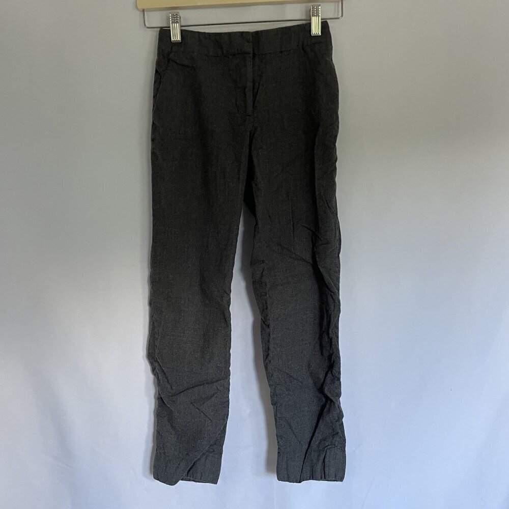XXS gray wool dress pants professional business casual style comfortable